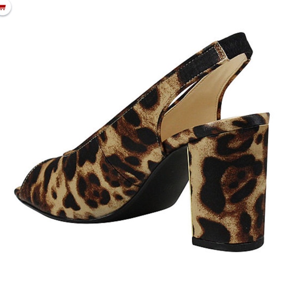 Palizzio Annalika Pumps Open Toe Block Heel 9M NWT - Picture 3 of 5